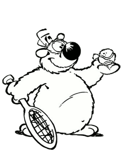 Gif animé Cubitus tennis